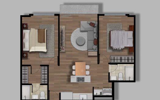 Boulevard de Rohrmoser, cerca del C.T FranKlin Chang:PARA ENTREGA INMEDIATA increíbles Apartamentos Tipo Flats, modernos, entre Urbanismo y Belleza. 90 m2 Habitables, 2 Habitaciones.#6204