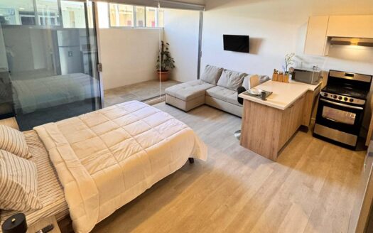 Viva a pasos del parque de La Sabana en apartamento tipo estudio en alquiler, Sabana Oeste, amueblado, nuevo con Terraza! COD#C112609