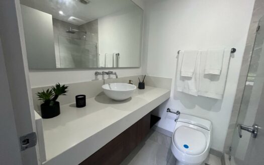 No busque más !! El apartamento que quería en alquiler está aquí en Escazú, en una zona cerca de centros comerciales, bancos y más. Cód 114322