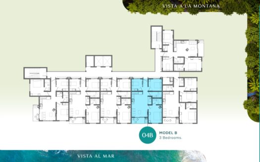 Apartamento en Piso 19 con Vista Espectacular – 3 Habitaciones. Estilo, Confort y Ubicación. Código 128422