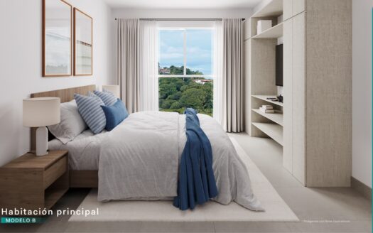 Apartamento en Piso 19 con Vista Espectacular – 3 Habitaciones. Estilo, Confort y Ubicación. Código 128422