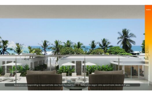 MARENA Jacó – Lujo Frente al Mar | Preventa Exclusiva | Última Unidad Tipo B Piso 9 – 3 hab- 2 baños. Cod. 143613