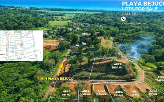 Lotes Planos Premium en Esterillos – Oportunidad Exclusiva y única cerca del Mar 900 m2 – $125,000 USD Cod. 147889
